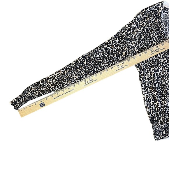 Victoria's Secret Cheetah Print Cardigan 100% Cotton Women’s Size Small - Picture 7 of 8